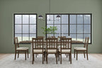 Melody White Wood Rectangular Dining Table - 90 x 30 x 42