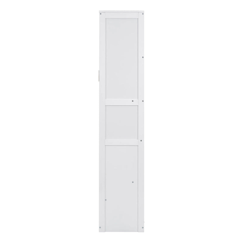 Cama de pared Murphy de tamaño Queen con estantes