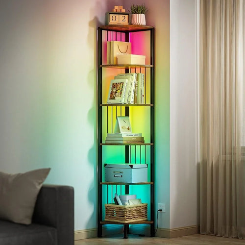 Corner Shelf Stand - 11.7D x 11.7W x 63H