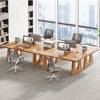 Escritorio ejecutivo rectangular para ordenador de oficina de 70,9 pulgadas con superficie de trabajo grande