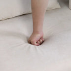 Sillón grande con almacenamiento y reposabrazos asimétrico