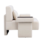 Sillón grande con almacenamiento y reposabrazos asimétrico