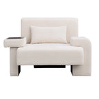 Sillón grande con almacenamiento y reposabrazos asimétrico