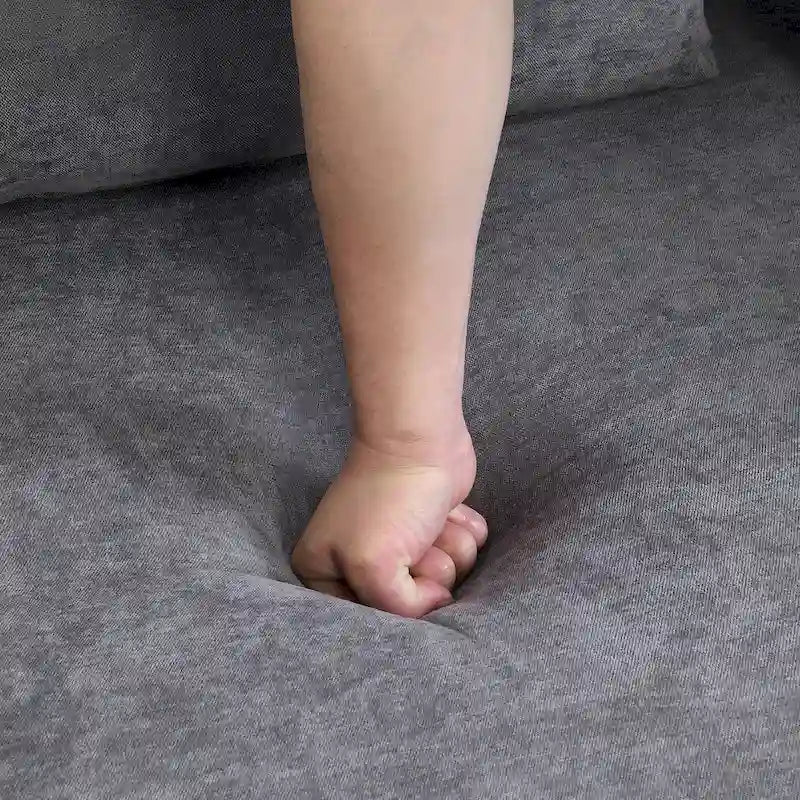 Sillón grande con almacenamiento y reposabrazos asimétrico