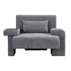Sillón grande con almacenamiento y reposabrazos asimétrico