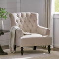 Sillón Club tapizado Bernstein con respaldo enrollado de Christopher Knight Home