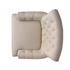 Sillón Club tapizado Bernstein con respaldo enrollado de Christopher Knight Home