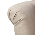 Sillón Club tapizado Bernstein con respaldo enrollado de Christopher Knight Home