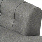 Sillón Club tapizado Bernstein con respaldo enrollado de Christopher Knight Home
