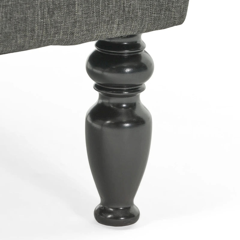Sillón Club tapizado Bernstein con respaldo enrollado de Christopher Knight Home