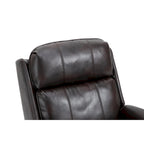 Sillón reclinable elevador eléctrico de piel sintética