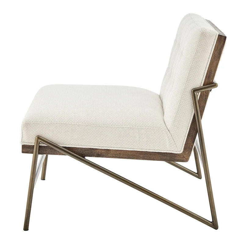 Sillón decorativo de tela Marlow.