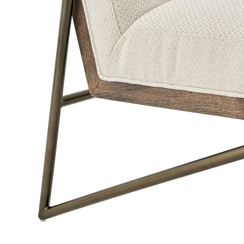 Sillón decorativo de tela Marlow.