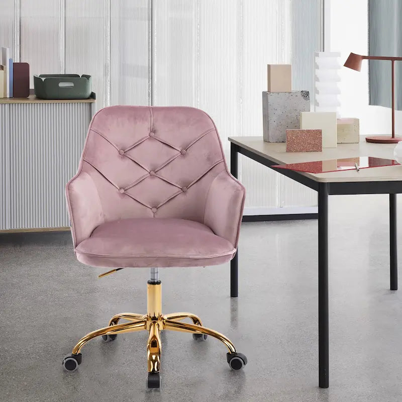 Sillón giratorio de terciopelo con forma de concha para sala de estar, silla de oficina