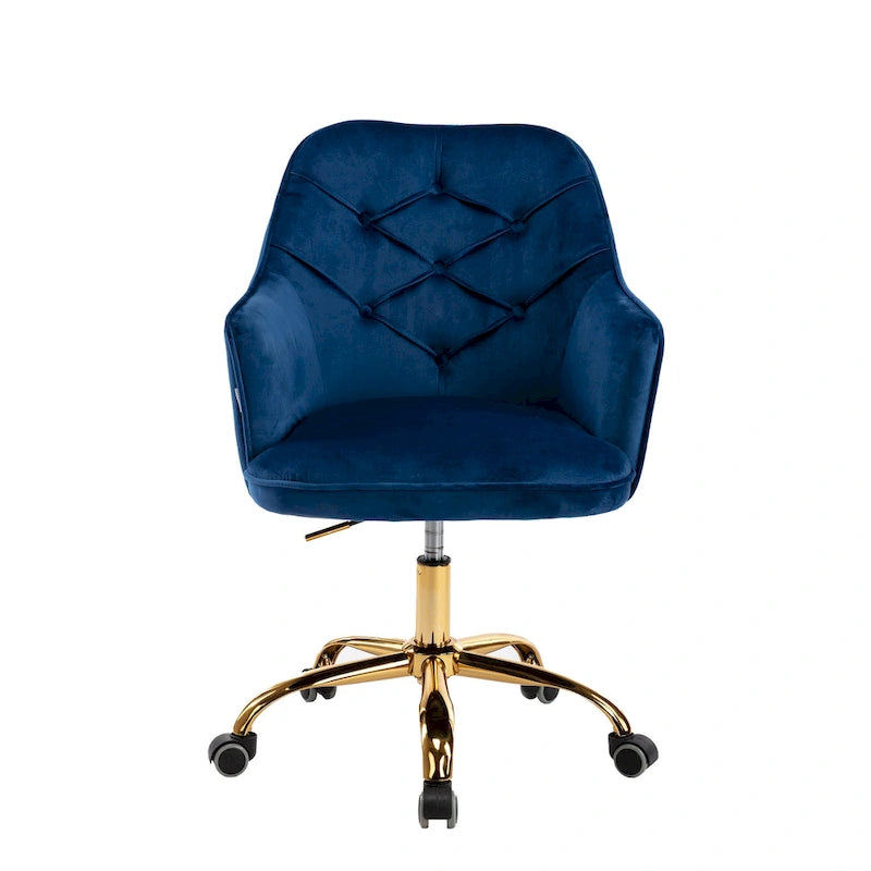 Sillón giratorio de terciopelo con forma de concha para sala de estar, silla de oficina