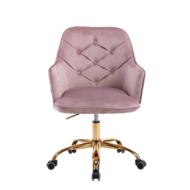 Sillón giratorio de terciopelo con forma de concha para sala de estar, silla de oficina