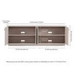 Mueble de TV rectangular Ormond para televisores de hasta 75" - 69.63 de ancho
