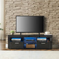 Mueble para TV de 51 pulgadas con luces LED RGB para televisores de hasta 69 pulgadas