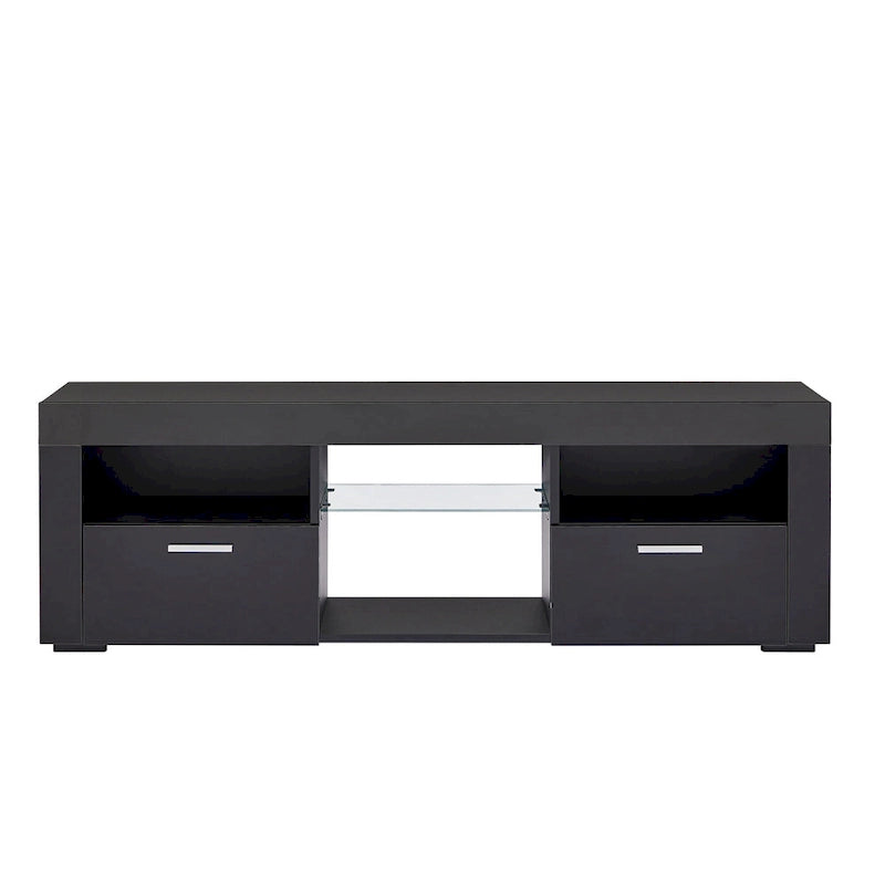 Mueble para TV de 51 pulgadas con luces LED RGB para televisores de hasta 69 pulgadas