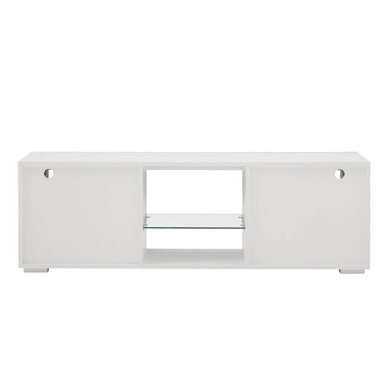 Mueble para TV de 51 pulgadas con luces LED RGB para televisores de hasta 69 pulgadas