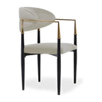 Silla de Comedor de Terciopelo con Estructura de Acero Dorado