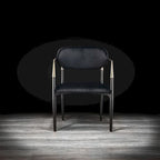 Silla de Comedor de Terciopelo con Estructura de Acero Dorado