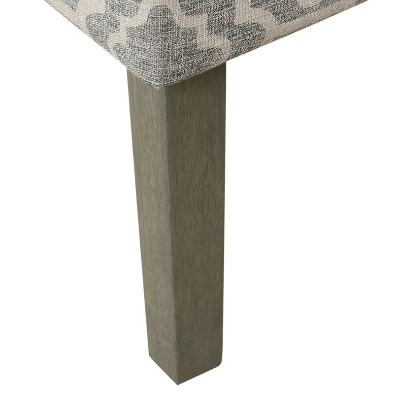 Sillón geométrico Ash Gray con reposabrazos curvos