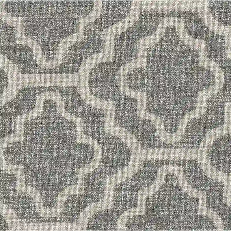 Sillón geométrico Ash Gray con reposabrazos curvos