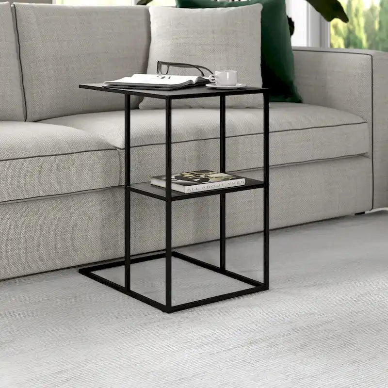 Mesa auxiliar rectangular ancha Winthrop 20