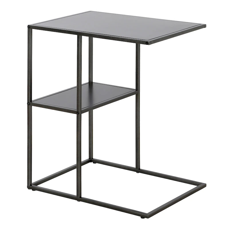 Mesa auxiliar rectangular ancha Winthrop 20