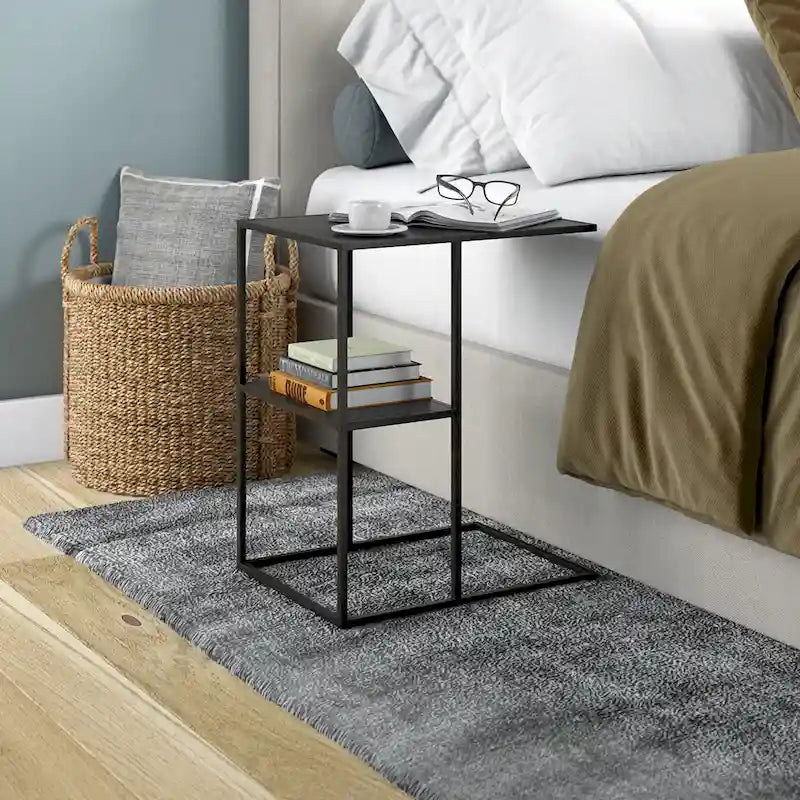 Mesa auxiliar rectangular ancha Winthrop 20