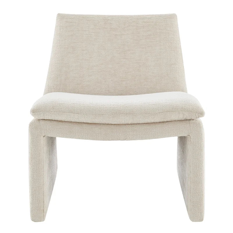 Sillón decorativo de chenilla Rooney