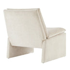 Sillón decorativo de chenilla Rooney