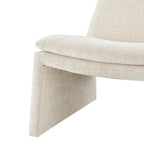Sillón decorativo de chenilla Rooney