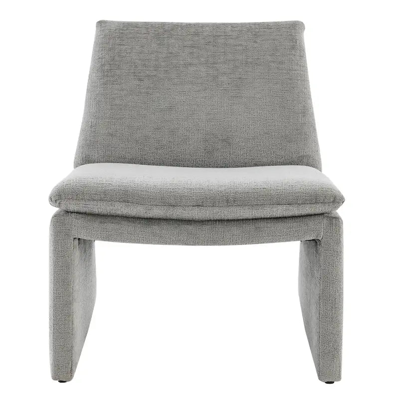 Sillón decorativo de chenilla Rooney