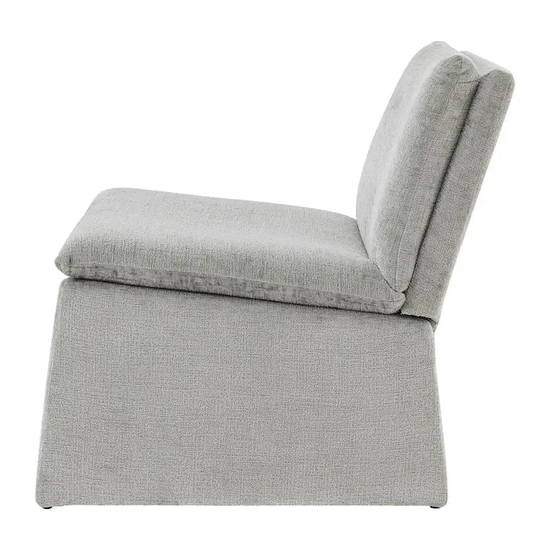 Sillón decorativo de chenilla Rooney