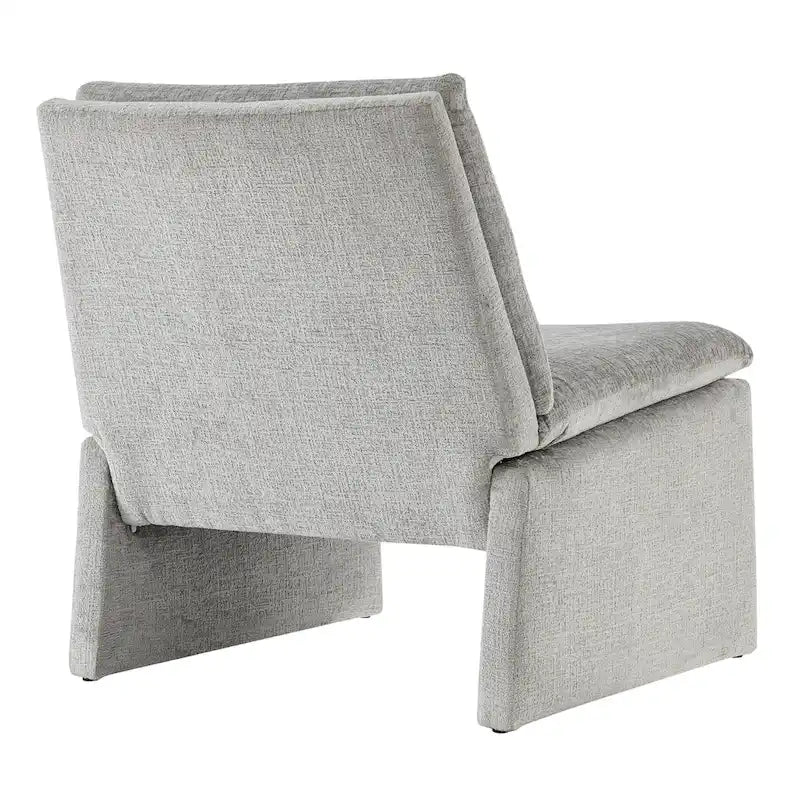 Sillón decorativo de chenilla Rooney