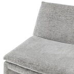 Sillón decorativo de chenilla Rooney
