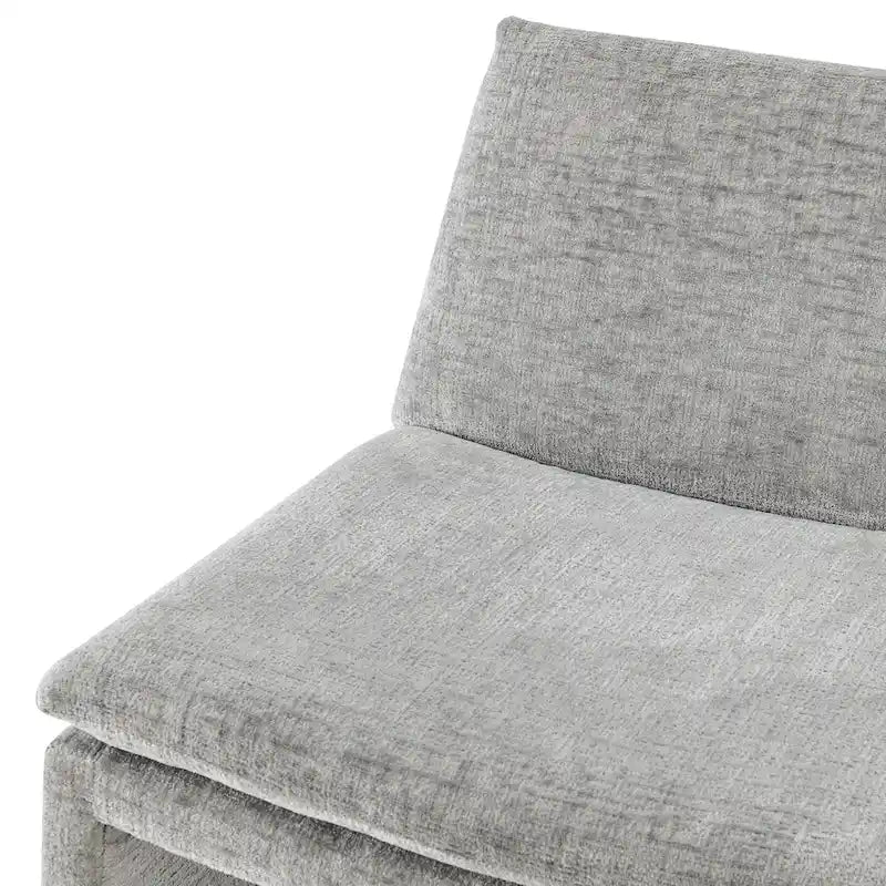 Sillón decorativo de chenilla Rooney