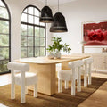 Silla de comedor tapizada en terciopelo