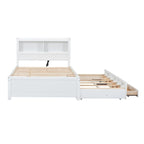 Cama Plataforma Matrimonial con Nido, Cajones y Puertos de Carga USB