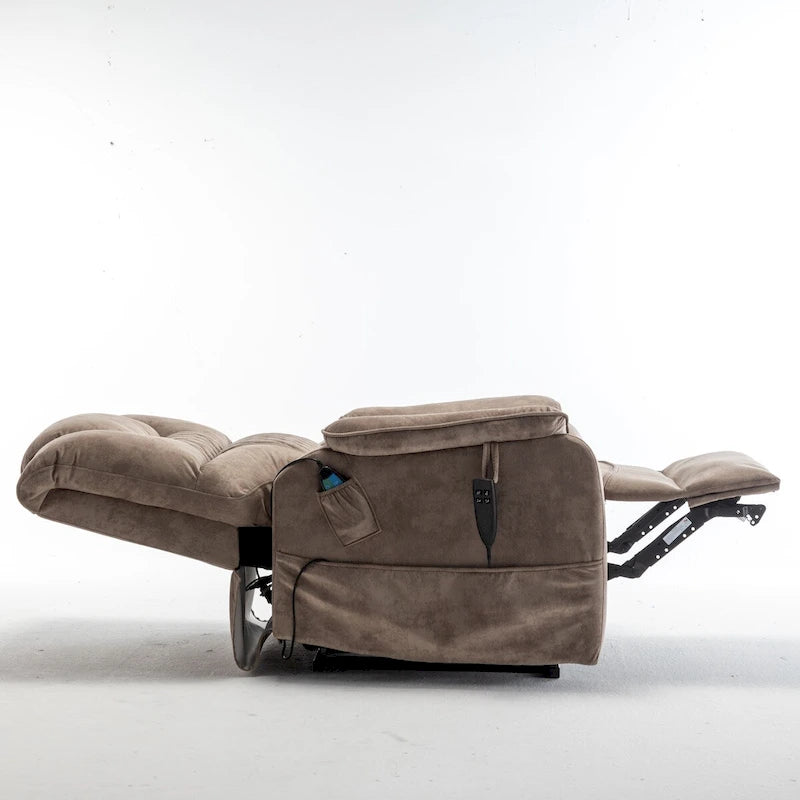 Sillón reclinable eléctrico con motor silencioso – Reclinación totalmente horizontal de 180°
