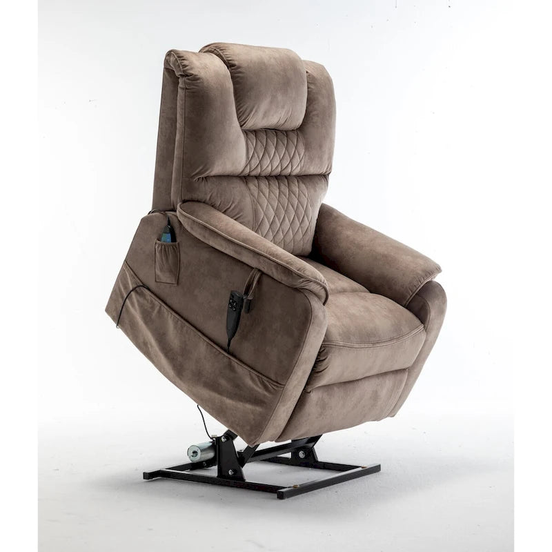 Sillón reclinable eléctrico con motor silencioso – Reclinación totalmente horizontal de 180°