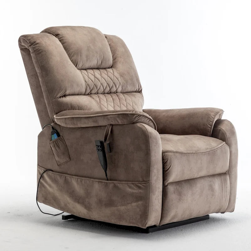 Sillón reclinable eléctrico con motor silencioso – Reclinación totalmente horizontal de 180°