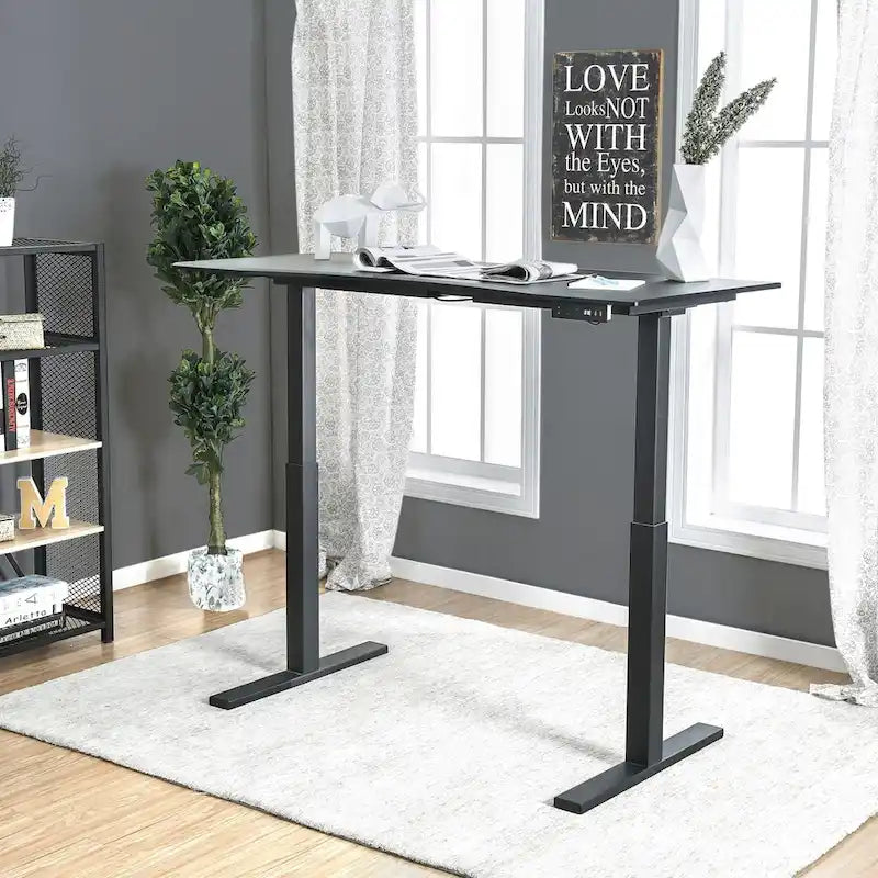 Escritorio de pie ajustable Hix Industrial de Furniture of America