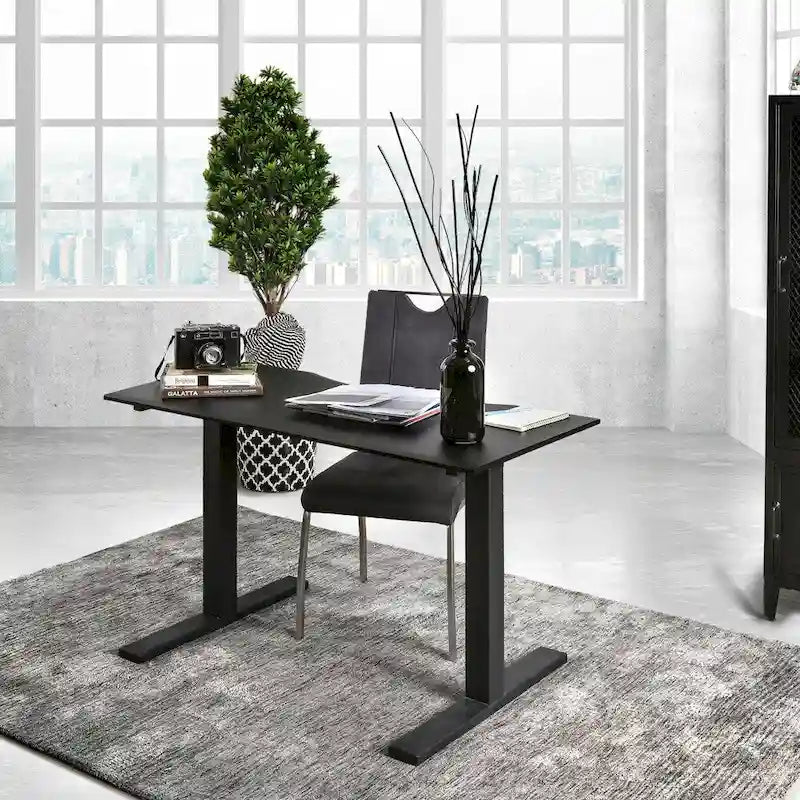 Escritorio de pie ajustable Hix Industrial de Furniture of America