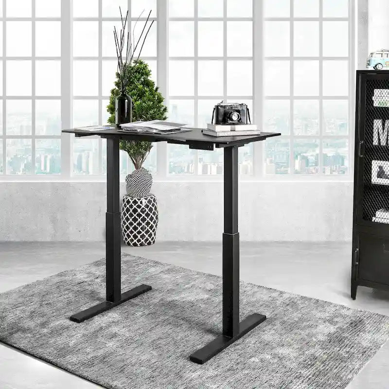 Escritorio de pie ajustable Hix Industrial de Furniture of America