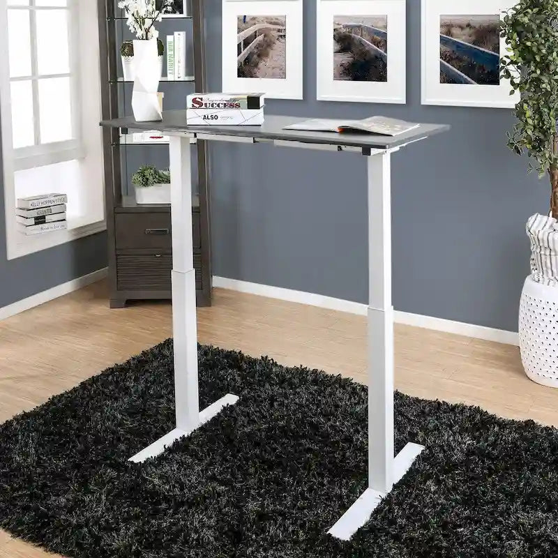 Escritorio de pie ajustable Hix Industrial de Furniture of America