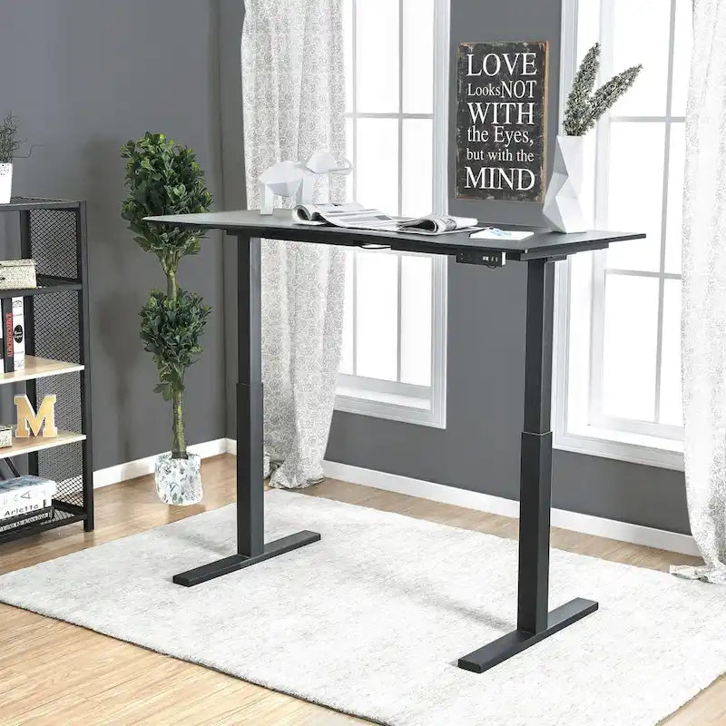 Escritorio de pie ajustable Hix Industrial de Furniture of America