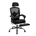 Silla de oficina ergonómica de malla con respaldo alto, soporte lumbar, silla de escritorio para ordenador